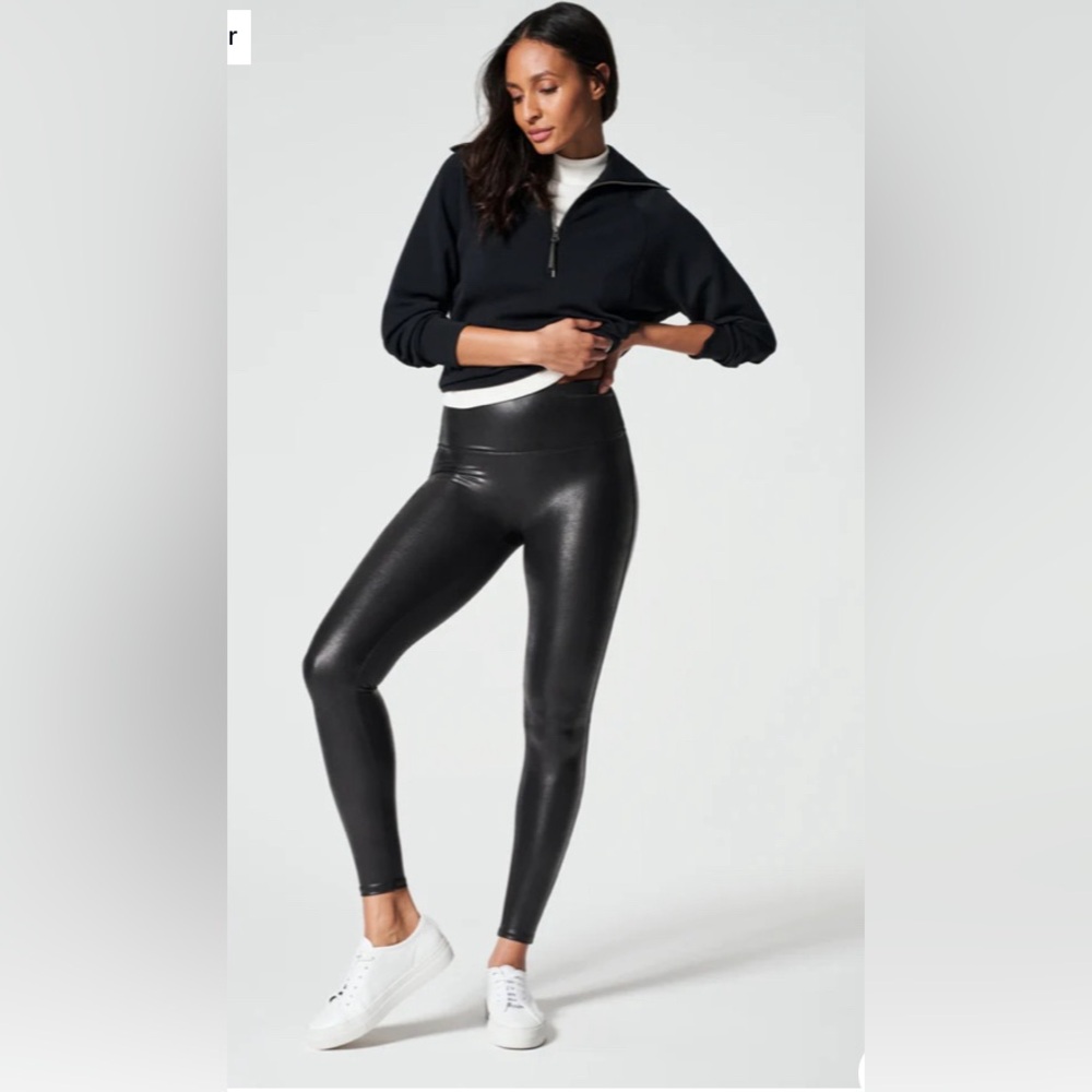 Spanx Faux Leather Leggings